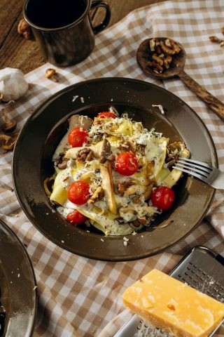 camping recept lasagne