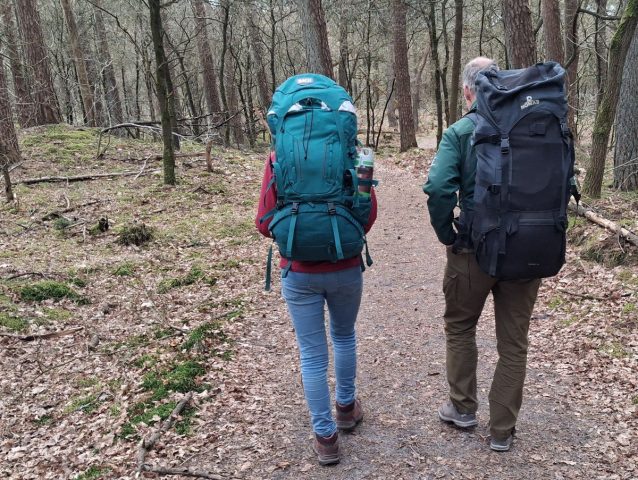 Bivvybase door het bos