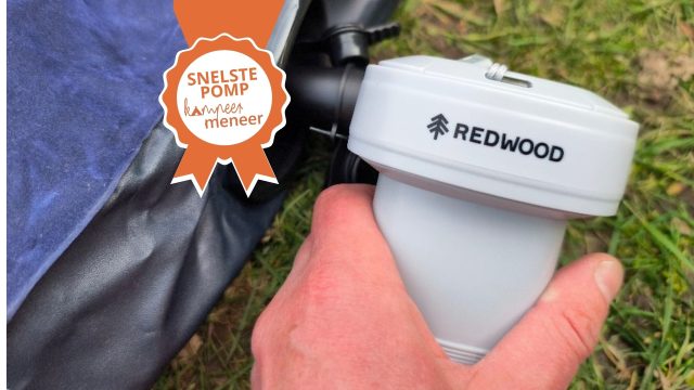 REdwood multi air snelste luchtbed pomp op accu
