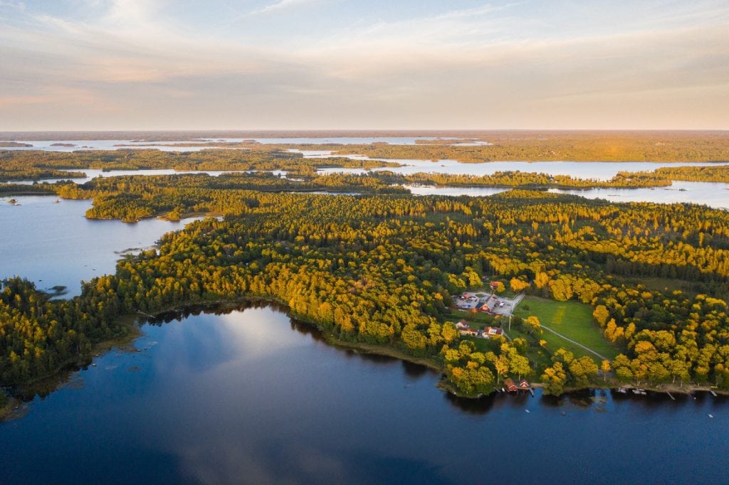 Kamperen in Smaland Zuid Zweden