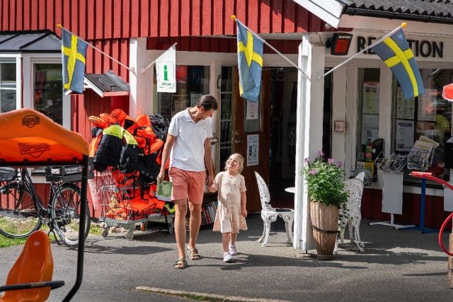 kleine camping in Smaland Zuid Zweden