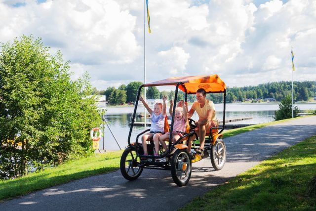 kleine camping in Smaland Zuid Zweden