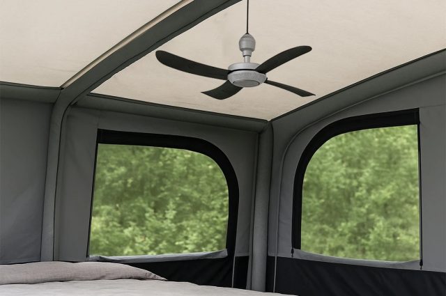 Plafond camping ventilator