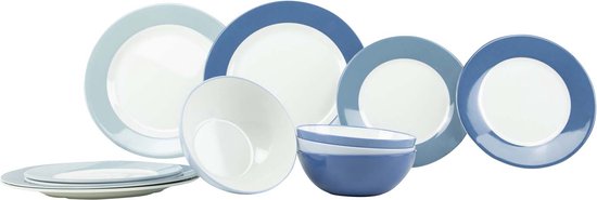 Gimex - Colour Line - Servies - Sky - 12-Delig