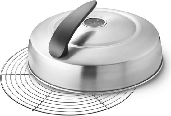 BBQ2GO - Deksel/Indirect Grillrack - Thermometer - accessoire
