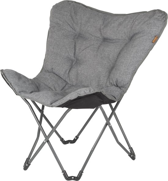 Bo-Camp - Urban Outdoor - Vlinderstoel - Redbridge - M - Oxford polyester - Grijs