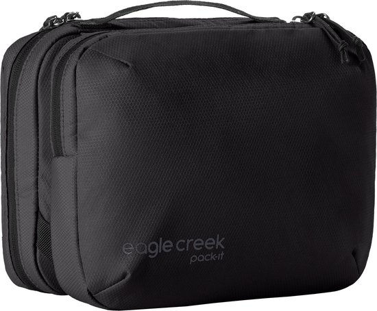 eagle creek Toilettas Pack-It Reveal Trifold Toiletry Kit Black Zwart