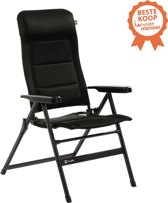 Travellife Barletta Standenstoel Comfort L - In 7 standen verstelbaar - Ventilerende en sneldrogende 2D mesh bekleding - Water- en uv-bestendig