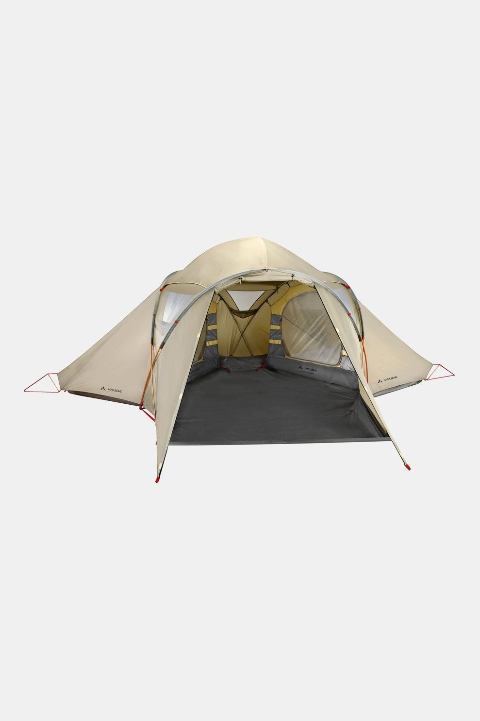Vaude Tent Badawi 4P Familietent Zandbruin
